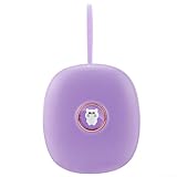 Gbtdoface Digitaler Wecker, Nachttisch, digitaler Wecker, kreativ, tragbar, Studenten, Kinder, LED, elektronisch (lila)