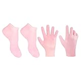 Ipetboom 1 Satz Feuchtigkeitsspendende Sockenhandschuhe Handpflege Baumwollhandschuhe für trockene Hände moisturizer socks skin care set feuchtigkeitsspendende Handschuhe rissige Fußsocken