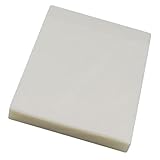 TOPBATHY 100 Blatt Transparente Laminierfolien Mikron Wasserfeste Schutzfolie Laminier Taschen für Fotos Dokumente Langlebiger Schutz