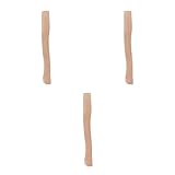 SOLUSTRE 3St Axtgriff Holzgriff Ersatzgriff Holz Ersatzteil gartenwerkzeuge Spatengriff Austausch des Beilstiels Hacke-Holzstiel-Ersatz Moppstiel aus Holz Axtstiel aus Holz