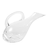 BATHVEVE Glas Wein Dekanter mit Elegantem Flaschendesign Praktischer Rotwein Ausgießer Vielseitiger Getränkespender für Zuhause Stilvoll für Wein Vodka und Whiskey