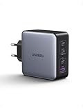 UGREEN USB-C Ladegerät, Nexode X 160W PD 3.1 Netzteil 140W GaN Charger 4-Port Schnellladegerät PPS 45W Kompatibel mit MacBook Pro 16“ 2021, iPhone 16 Pro Max, 16 Pro, Galaxy S24 Ultra, Vision Pro