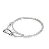 Haofy Bühnensicherheitsseil, Beleuchtungszubehör, Zuverlässige Geräteunterstützung für Scheinwerfer und Audiosysteme, Bühnensicherheitsseil, Hochfester Stahldraht, Professionelles (groß)