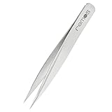 REMOS Mini Splitterpinzette aus rostfreiem Edelstahl - feine Spitze - 6 cm