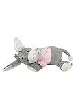 Sterntaler Schlaf-gut Figur Emmi Girl (DE 34407560) mit integriertem Herztonmodul, Alter: Für Babys ab der Geburt, 30 cm, Pink/Grau