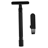 DECHOUS Safety Razor aus Langlebigem Metall Wiederverwendbar Doppelseitig Ergonomisch Geformt für Präzise Rasur Hautschonend und Sicher Geeignet für Gesichts Bartpflege bei Herren und
