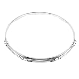 Milisten Bass-tom Drum Hoop Ring aus Verchromtem Ersatz-trommelreifen für Jazz Snare-drum Zubehör Geräuschreduzierend Verbesserte Klangklarheit Vielseitig Kompatibel