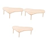 POPETPOP 3 Pcs Tier Guinea Ständer Unterstützung Chinchillas Natürliches Chinchilla Brett Plattform Katze DIY Stehendes Papagei Rennmaus Spielzeug Hamster