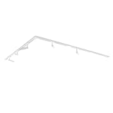QAZQA - Modern Modernes Schienensystem Komplettset I Spotlight I Deckenspot I Deckenstrahler I Strahler mit 5-flammig Spot I Spotlight I Deckenspot I Deckenstrahler I Strahler I Lampe I Leuchten weiß