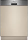 Neff S147YCS03E, N 70, Smarter Geschirrspüler Teilintegriert, 60 cm, Besteckschublade, Made in Germany, Zeolith-Trocknung, besonders leise Spülmaschine, höhenverstellbarer Oberkorb, Schmutzerkennung