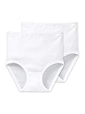 Schiesser Damen 2 Pack Taillenslip-Original Taillenslips, Weiss_000005, 38 (2er Pack)