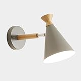 BDDCYWY Nordische Macaron-Steg, innen montiert mit Lampenschirm aus Metall, Bettleuchte für Schlafzimmer, Wandleuchten mit verstellbarem Winkel, für den Flur des Wohnzimmers