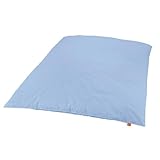sleepling Ballonbett Oberbett Winterbettdecke 135 x 200 cm, blau, Bezug 100% Baumwolle, 3.300 gr. Neue Federn der Klasse 1, Downpass, Nomite, 60 Grad waschbar, Made in EU