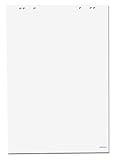 Herlitz 10834133 Flipchartblock 68 x 99 cm, 20 Blatt blanko, 80 g/m², FSC Mix, 5 Stück