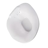 GAROZATION Sitzbad Toilette Badewanne mit Ergonomischem Design Breite Kante für Schwangere Senioren Hämorrhoiden Hygienische Pflege Komfortabel Vielseitig Einsetzbar Sichere Sitzwanne für