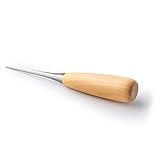 RERI Awl, Vorstecher mit Holzgriff, Rundklinge Ahle 1 Stück