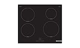 Bosch Electroménager PUE611BB5E Serie 4, Induktionstisch, 4 Kochfelder, 60 cm, Leistung 4600 W, Schwarz