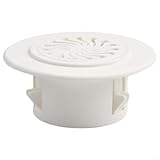 Bulevisiter Wandloch-dekorative Abdeckung für Lüftungsschlitze, weißes PP-Kunststoffgitter für AC-Kanäle mit Rollläden, Belüftungsfunktion, passend für 40 mm, 50 mm, 60 mm, 70 mm, 80 mm, 100 mm (50 mm