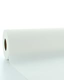 Sovie HORECA Linclass Eco Tischdeckenrolle Weiß - Tischdecke 118cm x 25m - Einfarbige Papiertischdecke Rolle - Ideal für Party & Hochzeit