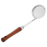 CLISPEED Feinmaschiger Skimmer-löffel Aus Edelstahl Für Heiße Töpfe, Fettsieb, Ölfilter, Zum Abschäumen Von, Schaumlöffel, Küche, Kochen, Netz-lebensmittelsieb, Schöpfkelle