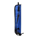 Fangxuee Drum Stick Gig Bag Stoff Drumsticks mit Praktischem Gurt Percussion Instrumente Teile Zubehör Blau Normales Modell