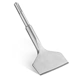 WORKPRO SDS Plus Fliesenmeißel 165 x 75 mm, 20° angewinkelt, Hochwertiger legierter Stahl, Ideale Flachmeißel zum Entfernen von Keramik, Fliesen, Fliesenkleber und Beton
