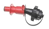 hünersdorff Kraftstoff Sicherheits-Einfüllsystem für PROFI + ECO Doppelkanister, mit Füllstopp und integrierter Belüftung, E10 geeignet, Made in Germany, 16,0 x 5,4 x 5.4 cm, Rot