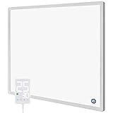 Hocosyme Infrarotheizung 300 Watt mit Thermostat | Infrarotheizung Wandmontage für 1-10 m² | Elektroheizung mit Überhitzungsschutz | Touch-Thermostat | TÜV & 10 Jahre Garantie