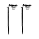 Solarbetriebene Wegbeleuchtung Für Den Außenbereich - Solarbetriebene Beleuchtung Mit Solarenergie,Gartenleuchten Für Terrasse Gartenzaun Gehweg Auffahrt Hinterhof Landschaftsbeleuchtung | Für Terrass