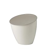 Mepal - Küchenabfalleimer Calypso - Kleiner Mülleimer mit Deckel - Komposteimer Küche - Ideal für die Küchenorganisation - Küchenhelfer & Spülmaschinenfest - 2200 ml - Nordic white
