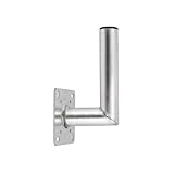 Premium X 15cm Wandhalter ALU SAT Wandhalterung für Satellitenschüssel Aluminium Satelliten-Antenne Halterung Wand-Halter