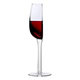 Kristallweingläser – elegante Rotweingläser, europäische Kristallglaswaren, 140 ml, klare, kreative Vintage-Weinbecher, langstielige Mehrzweckgläser für Rotwein, perfekt für Abendessen, Partys