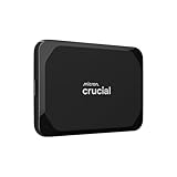 Crucial X9 1TB Externe SSD Festplatte, bis zu 1050MB/s, kompatibel mit PC, Mac und Spielekonsolen, Portable Solid State Drive, USB-C 3.2 - CT1000X9SSD902