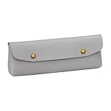 Kleine Bleistifttasche, kleine Make-up-Tasche - Niedliche Kulturtasche aus Kunstleder,Lippenstift-Aufbewahrungs-Organizer für die Reise, Schreibwarentasche für Stifte, Bleistifte, Marker