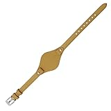 OPKDE Uhrenarmband aus echtem Leder für Fossil ES3077, ES2830, ES3262, ES3060, stilvolles Damen-Uhrenarmband, kleines Armband, 8mm rose gold clasp, Achat
