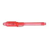 RUYUUEQ Handlettering Stifte Set Mit 4pc Multifunktions leuchtendes Licht unsichtbarer Tintenstift Checker Kid Drawing Learning Pen 20ml Teuflische Versprechen (as The Picture Shows, One Size)