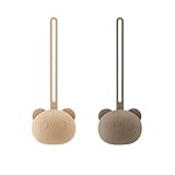 PandaEar 2 Stück Silikon Schnullerhalter Schnullerboxen | Reise Baby Schnuller Aufbewahrungsbox | Universelle Schnullerha Schnullertasche für unterwegs| BPA-frei