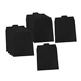 Generisch 12st Cd-aufbewahrungstasche Disc-hüllen Dokument-organizer-tasche Hochzeitskartenhalter Schallplattenhüllen Aus Pappe Dvd-hülle Cd-regal Cd-hüllen Aus Papier Schwarzer Karton Black