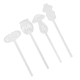 Sosoport 4 Stück Bewässerungskugel Blumenkübel Zimmerpflanzen Blumentöpfe Automatische Pflanzenbewässerung Selbstbewässernde Kugeln Bewässerungsspitzen Kugeln Bewässern Transparent Glas