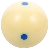 DECHOUS Regulation Phenolic Resin Billardkugel mit Blauen Punkten Kratzfest Präzise Ausbalanciert Trainingskugel für Pool Snooker Spieler Langlebiges Übungszubehör für Billardtisch