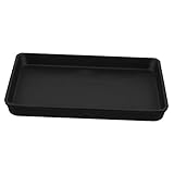 Alipis Outdoor-Teppanyaki-Platte Pfannkuchen Rotisserie tragbar im Freien Innengrill Zelt pfannensets fladenbäcker pfanne gusseisen grill zubehör Eisenplatte für Grill Grilltablett Black