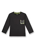 Sanetta Jungen Shirt grün Pyjamaoberteil, Phantom, 140