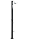 UJCHVHN Home Garden Solardusche schwarz 220cm 20L