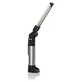 HOTLIGH Arbeitsleuchte – 800 Lumen Werkstattlampe LED mit Multifunktionalem Faltbarem Design, 2200 mAh Arbeitsleuchte LED Akku, 3 Leuchtmodi Arbeitslampe für Fahrzeugwartung/Notfälle, 1 Packung