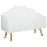 Kindertruhe „Wolke“ weiß - Weiß - Atmosphera