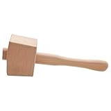 Holzhammer, multifunktionaler Schreinerhammer, tragbarer Holzhammer, Holzbearbeitung, Schnitzhammer, lange Lebensdauer, menschliche Körperingenieurin, 25 x 8,5 x 6 cm, für die Installation von