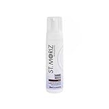 ST. MORIZ Professional Instant Tanning Mousse in Dark – schnell trocknendes Selbstbräunungsmousse mit Applikatorfarbe – mit Aloe Vera und Vitamin E – Dermatologisch getestet, ohne Tierversuche – 200ml