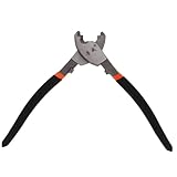 Toddmomy Multifunktionale Abisolierzange aus Metall mit Rutschfestem Gummigriff Langlebiger Kabelschneider und Drahtstripper für Elektriker Geeignet für Elektrische Kabel und