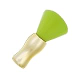 Einzigartige fluoreszierende grüne Bartbürste für präzises Trimmen, weiche Borsten, Styling-Accessoire für stilvolle Männer