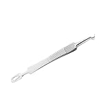 HAPINARY 3St Akne-Clip skincare set hautpflege set Rostfreie Werkzeuge zum Entfernen von Pickeln Rostfreier Pickelentferner Mitesser Pinzette Pickel-Extraktions-Kit Rostfreier Stahl Silver